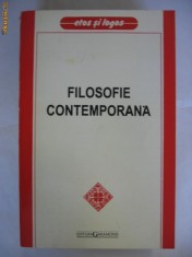 FILOSOFIE CONTEMPORANA {Texte traduse de Al.Boboc, I.Rosca} foto