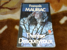 Francois Mauriac - Therese Desqueyroux - franceza foto