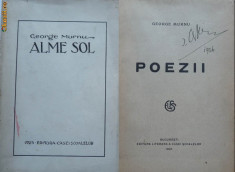 George Murnu , Alme sol , Poezii , 1925 , prima editie , aromani foto