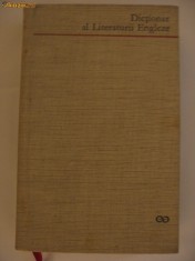 ANA CARTIANU, I. PREDA - DICTIONAR AL LITERATURII ENGLEZE foto