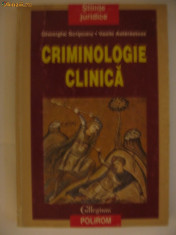 G. SCRIPCARU, V.ASTARASTOAE - CRIMINOLOGIE CLINICA {2003} foto