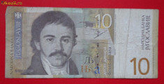 10 dinari Iugoslavia foto