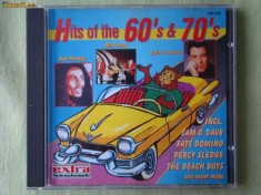 HITS OF THE 60&#039;S and 70&#039;S - Selectii - C D Original ca NOU