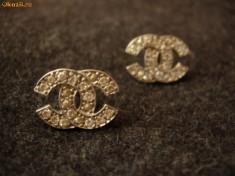 Cercei COCO CHANEL argint 925 foto