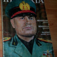 revista Historia (lb franceza, 1968, Mussolini)