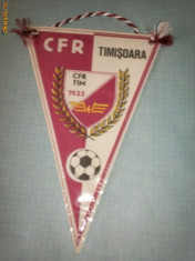 96 Fanion - FOTBAL CFR TIMISOARA -1933 foto