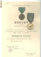 MEDALIA PELES + BREVET foto