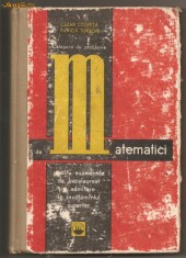 (C204) CULEGERE DE PROBLEME DE MATEMATICI PENTRU EXAMENELE DE BACALAUREAT SI ADMITERE IN INVATAMANTUL SUPERIOR DE COSNITA SI TURTOIU, ED. TEHN.,1969