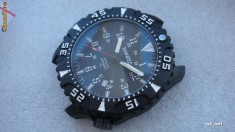 TAWATEC E.O. diver automatic tactical ICS leather strap foto