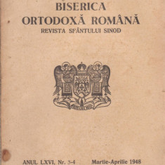 Revista Biserica Ortodoxa Romana - nr.3-4/1948