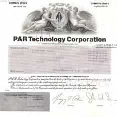 487 Actiuni - PAR Technology Corporation -seria N 11736