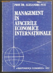 (C235) &quot;MANAGEMENT IN AFACERILE ECONOMICE INTERNATIONALE&quot;