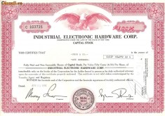 562 Actiuni -Industrial Electronic Hardware Corp. -seria C 103735