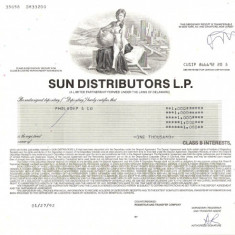 552 Actiuni -SUN DISTRIBUITORS L.P. -seria B 35058