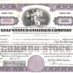 686 Actiuni -Gulf States Utilities Company -seria NC87010(fiscale)