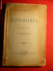 P.S.DAMASCHIN - CATICHISMUS - 1897-introducere G.Timus foto