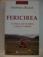 MATTHIEU RICARD - FERICIREA un drept cu care ne nastem {2007} foto