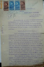 Act de cesiune , str. Benito Mussolini , Bucuresti ,1930 foto
