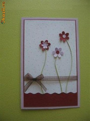 Felicitare / invitatie Handmade (Lucrata manual) foto