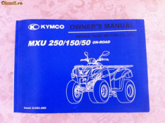 Kymco MXU 250/150/50 Manualul utilizatorului foto