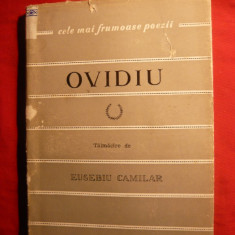 OVIDIU - TRISTELE - trad. Eusebiu Camilar - 1957