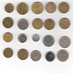 08 Lot interesant de monede si jetoane (fise, token)(20 bucati)