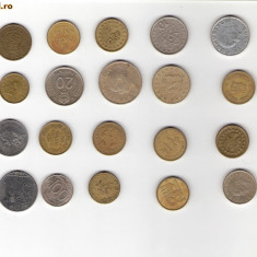 100 Lot interesant de monede si jetoane (fise, token)(20 bucati)