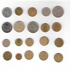 55 Lot interesant de monede si jetoane (fise, token)(20 bucati)