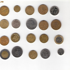 75 Lot interesant de monede si jetoane (fise, token)(20 bucati)