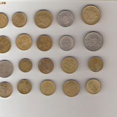 99 Lot interesant de monede si jetoane (fise, token)(20 bucati)