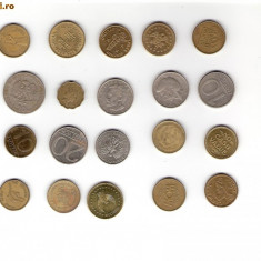 53 Lot interesant de monede si jetoane (fise, token)(20 bucati)