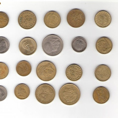139 Lot interesant de monede si jetoane (fise, token)(20 bucati)