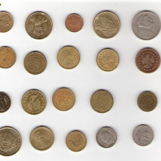 158 Lot interesant de monede si jetoane (fise, token)(20 bucati)