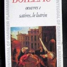 Boileau Oeuvres vol I 1969