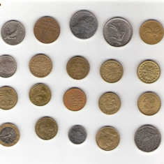 117 Lot interesant de monede si jetoane (fise, token)(20 bucati)