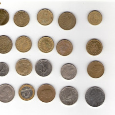 138 Lot interesant de monede si jetoane (fise, token)(20 bucati)