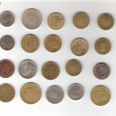 120 Lot interesant de monede si jetoane (fise, token)(20 bucati)