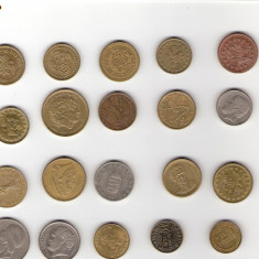 103 Lot interesant de monede si jetoane (fise, token)(20 bucati)