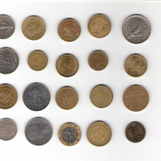 137 Lot interesant de monede si jetoane (fise, token)(20 bucati)