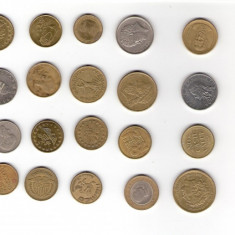 109 Lot interesant de monede si jetoane (fise, token)(20 bucati)