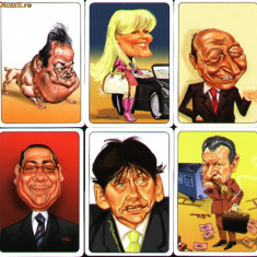 Set 6 calendare de buzunar, politicieni romani,2011