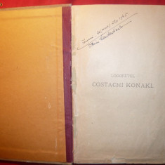 Logofetul Costachi Konaki - Biografie si Poezii - ed. 1887 incomplet
