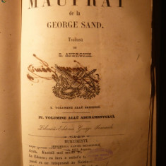 GEORGE SAND - MAUPRAT - ed. 1853 ,vol Isi II legate