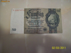 Bancnota 50 marci 1924 foto