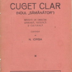 14 Reviste Cuget clar (Noul Samanator) - an III,nr.1-14/1938