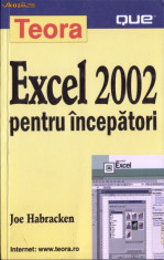 EXCEL 2002 PENTRU INCEPATORI de JOE HABRACKEN foto