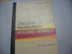 Goleand-calculul si incercarea izolatiei termice foto