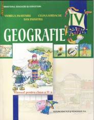 Manual GEOGRAFIE CLS A IV A ED. DIDACTICA SI PEDAGOGICA foto