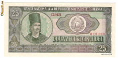 Bancnota 25000 lei Romania 1966, UNC necirculata foto