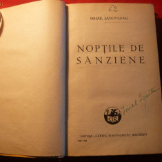 Mihail Sadoveanu - Noptile de Sanziene -Prima Editie 1934